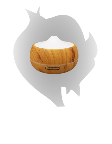 Humidificador LED Wooden-Effect